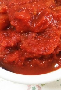 76トマトの水煮缶で作る　トマトソース