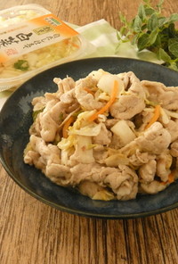 豚肉と白菜漬けの炒め物