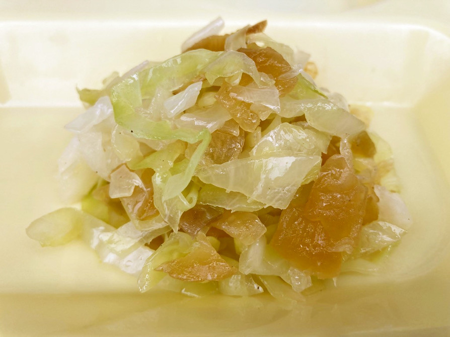 キャベツと福神漬のサラダ＃豊明市学校給食の画像