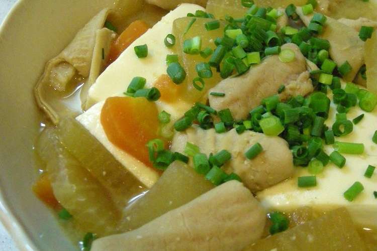 美味 モツ煮込み 豆腐入り レシピ 作り方 By 7days クックパッド