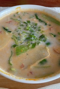 坦々麺風スープ