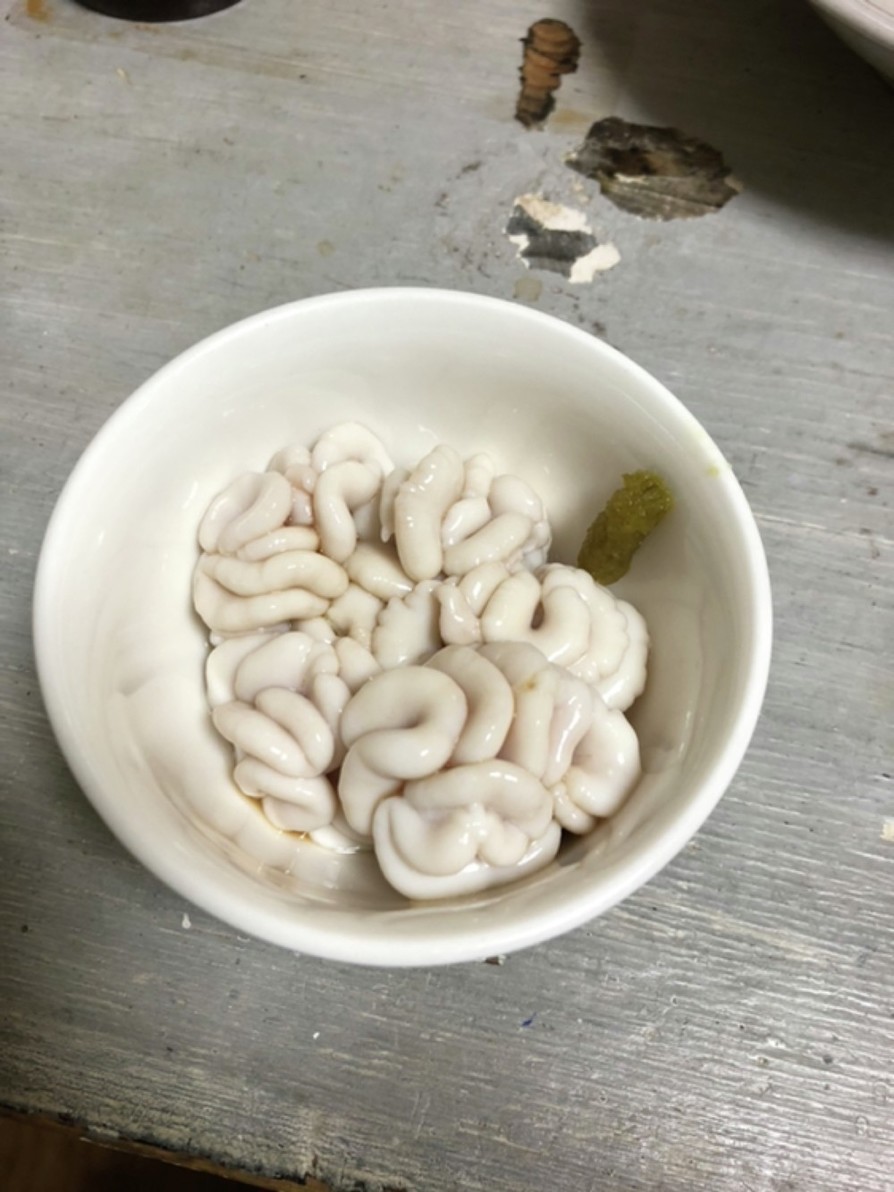 鱈の白子　湯引きポン酢の画像