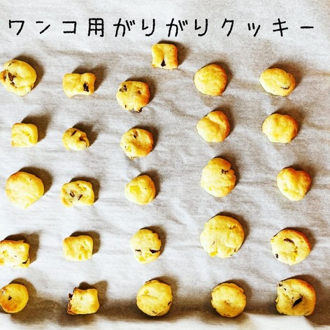 ワンコ用 ♡ サツマ芋のガリガリクッキー