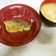 鱈のバター醤油＆玉葱と人参の味噌汁