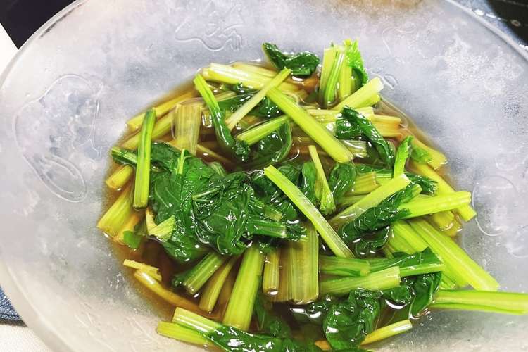 小松菜のおひたし レシピ 作り方 By 希空のレシピ クックパッド 簡単おいしいみんなのレシピが365万品