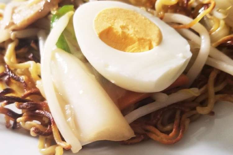 初 美味しいパリパリ麺 レシピ 作り方 By Xyzクッキング クックパッド 簡単おいしいみんなのレシピが377万品