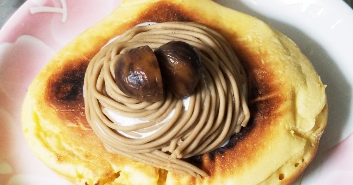 初 モンブランスライムパンケーキ レシピ 作り方 By Xyzクッキング クックパッド 簡単おいしいみんなのレシピが375万品