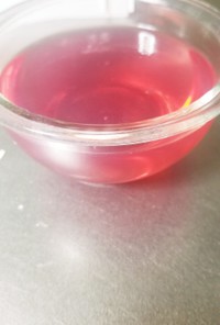 ブレーンケーキの苺ジェロ～練習☆