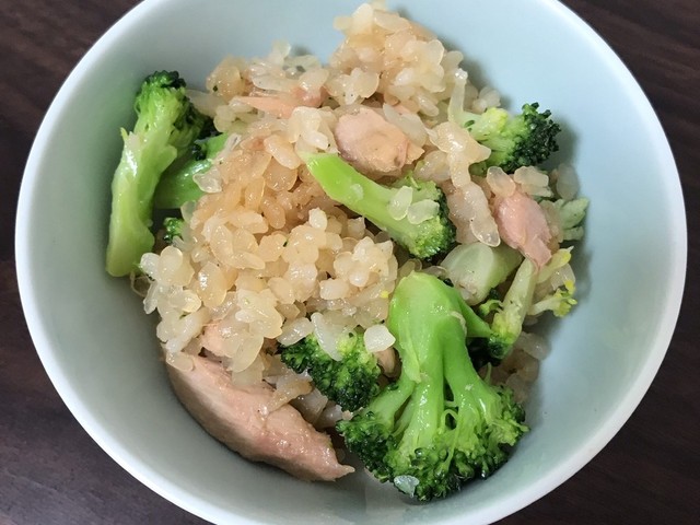 ブロッコリーとツナの高たんぱく炊込みご飯 レシピ 作り方 By 筋肉研究家nしおり クックパッド 簡単おいしいみんなのレシピが375万品