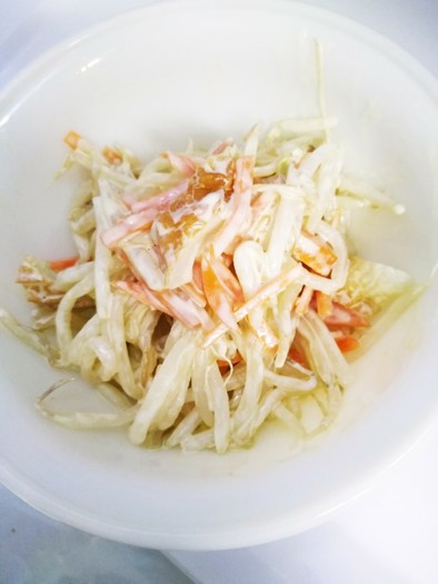 簡単副菜♪もやしとにんじんの柚子マヨ和えの写真