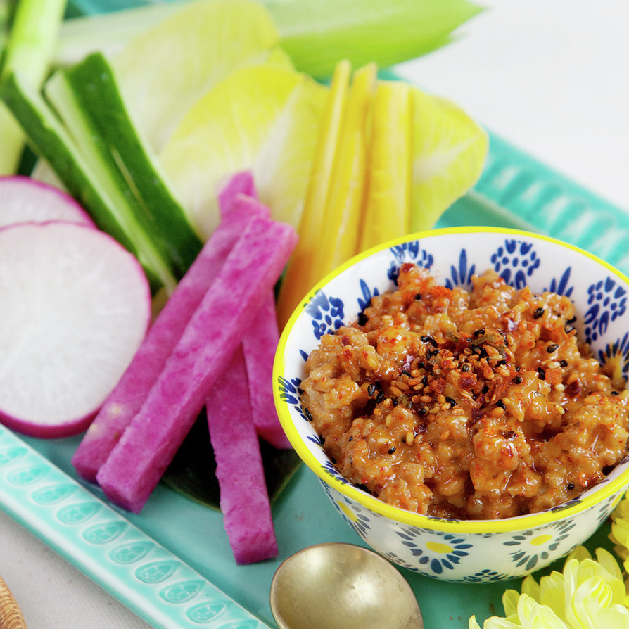 彩り野菜スティック_スパイシー肉味噌マヨの画像