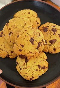 ひよこ豆パウダーのチョコチップクッキー