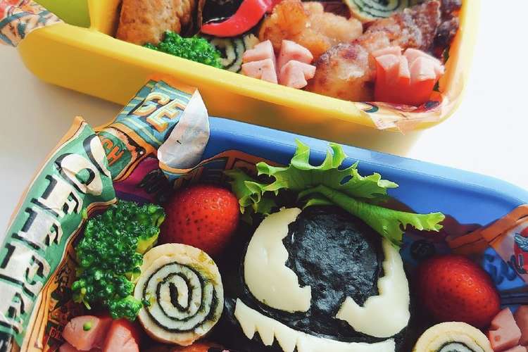 ヴェノムのキャラ弁 簡単お弁当 レシピ 作り方 By ぷくちん クックパッド 簡単おいしいみんなのレシピが377万品