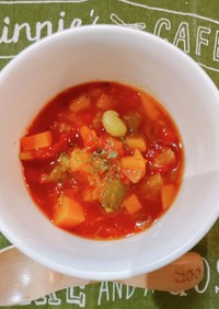 ☆完了期の野菜たっぷりトマトスープ☆