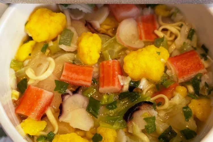 カップ麺アレンジ トムヤムクン風ヌードル レシピ 作り方 By チャッピー号 クックパッド 簡単おいしいみんなのレシピが375万品