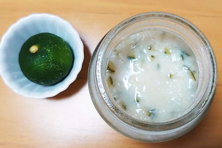 栄養豊富すだちの皮活用法 すだち塩麹 レシピ 作り方 By Rinkei クックパッド 簡単おいしいみんなのレシピが361万品