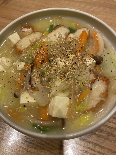 栄養満点！お母さんのとろーり中華スープの写真