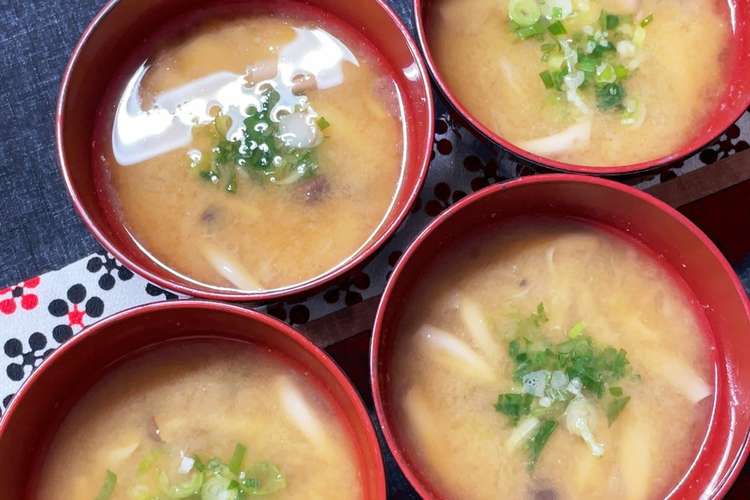 大根おろし入り しめじのお味噌汁 レシピ 作り方 By Yokon クックパッド 簡単おいしいみんなのレシピが375万品