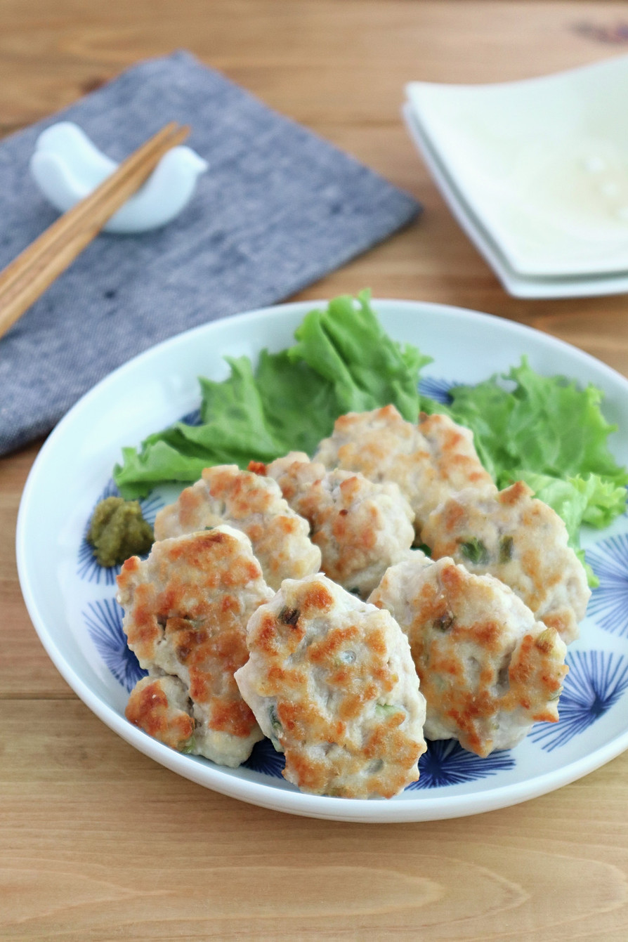 鶏むね肉の和風豆腐ナゲット☆柚子胡椒風味の画像