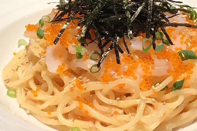 アオリイカととびっこのたらこ生スパゲティ レシピ 作り方 By ニューオークボ クックパッド 簡単おいしいみんなのレシピが378万品