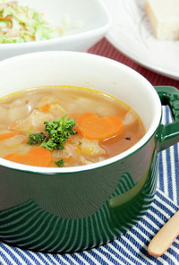 若松潮風®キャベツの簡単スープ