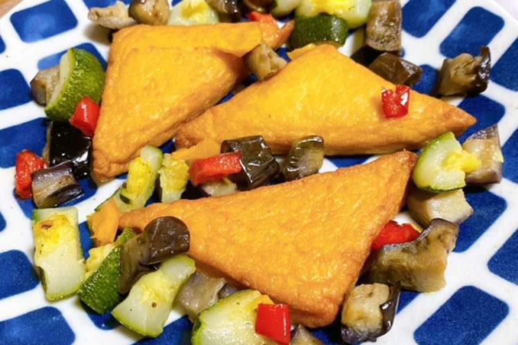 焼くだけ簡単 夏野菜とお魚厚揚げのグリル レシピ 作り方 By Yataru クックパッド 簡単おいしいみんなのレシピが365万品
