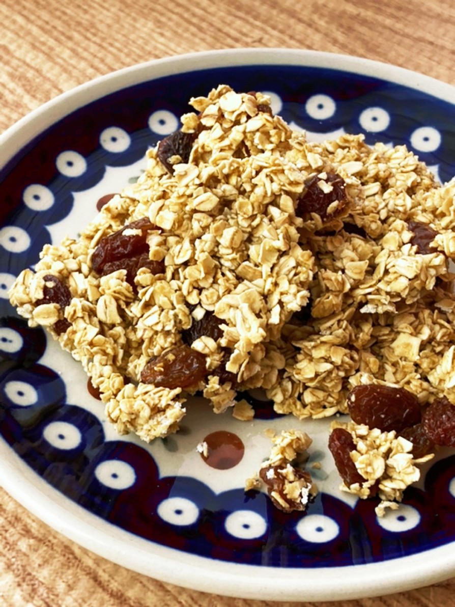 消えるオートミールレーズンクッキーのレシピ