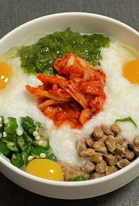 夏バテの名残を吹き飛ばす簡単バクダン丼