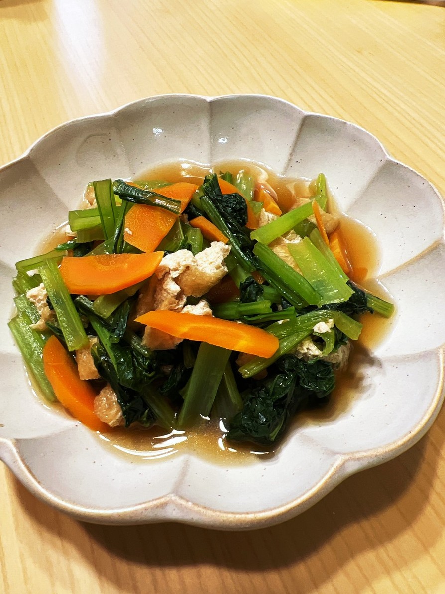 レンジde小松菜の煮びたしの画像