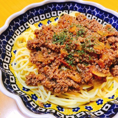 ボロネーゼ風スパゲッティの写真