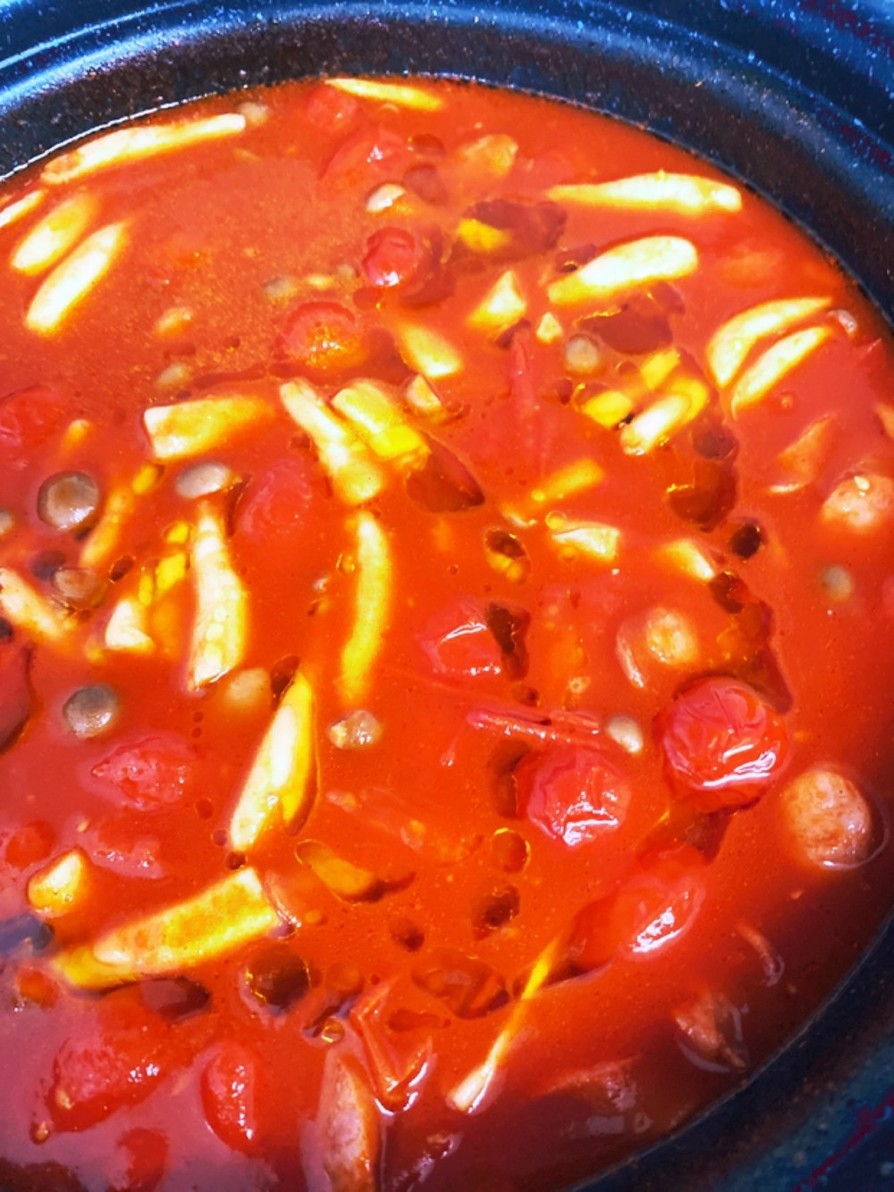 冷凍トマトスープ　簡単濃厚代謝UPの画像