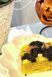 簡単ハロウィン！かぼちゃ蒸しケーキ