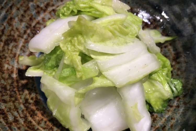 材料２つ 白菜とこんぶ茶で簡単浅漬け レシピ 作り方 By まゅたん クックパッド 簡単おいしいみんなのレシピが370万品