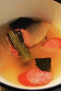 冬瓜とウインナーのスープ
