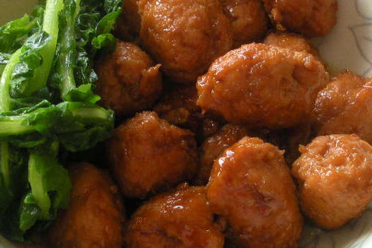 簡単 甘くて美味しい鶏団子 お弁当にも レシピ 作り方 By さちかほ クックパッド 簡単おいしいみんなのレシピが360万品