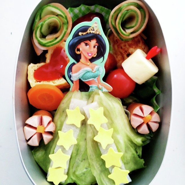 プリンセスキャラ弁 ジャスミン レシピ 作り方 By Karin クックパッド 簡単おいしいみんなのレシピが371万品