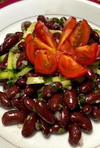 ウズベキスタン♡赤インゲン豆のサラダ