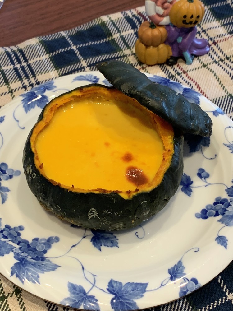 ハロウィン♫南瓜のバスクチーズケーキの画像