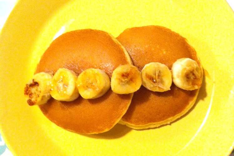 キャラメル バナナ パンケーキ レシピ 作り方 By Mawaru7 クックパッド 簡単おいしいみんなのレシピが365万品