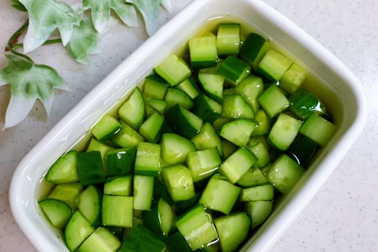 コロコロきゅうりの白だし漬け レシピ 作り方 By とまぷり クックパッド 簡単おいしいみんなのレシピが375万品