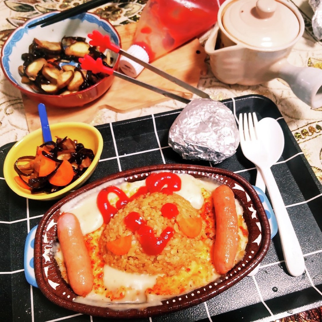 お子様ランチ風♡うさぎ