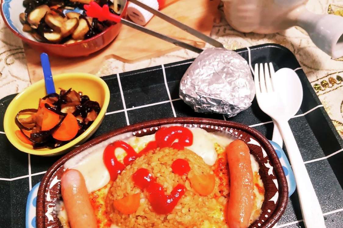 お子様ランチ風♡うさぎ