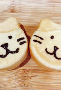 猫パン☆ねこマフィン型