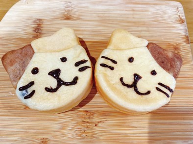 猫パン☆ねこマフィン型の写真