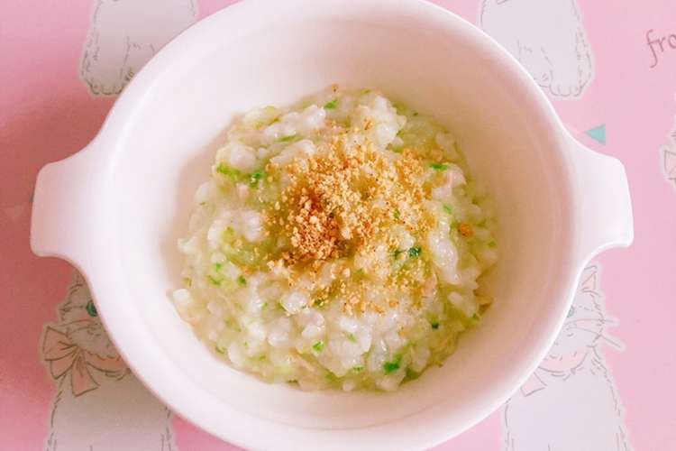 離乳食中期 ツナとレタスの雑炊 レシピ 作り方 By ももかあちゃん クックパッド 簡単おいしいみんなのレシピが376万品