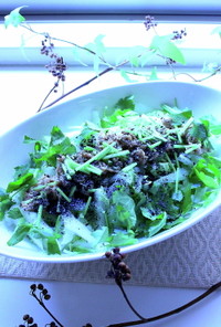 白菜と三つ葉のサラダ