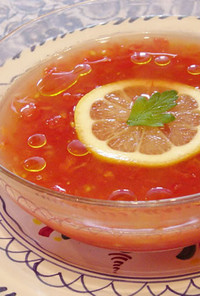 完熟トマトのスープ