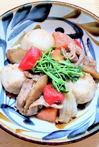 豚こま肉と里芋の中華風煮つけ