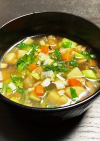 根菜と生姜の【デトックス】和風スープ