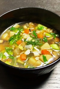 根菜と生姜の【デトックス】和風スープ